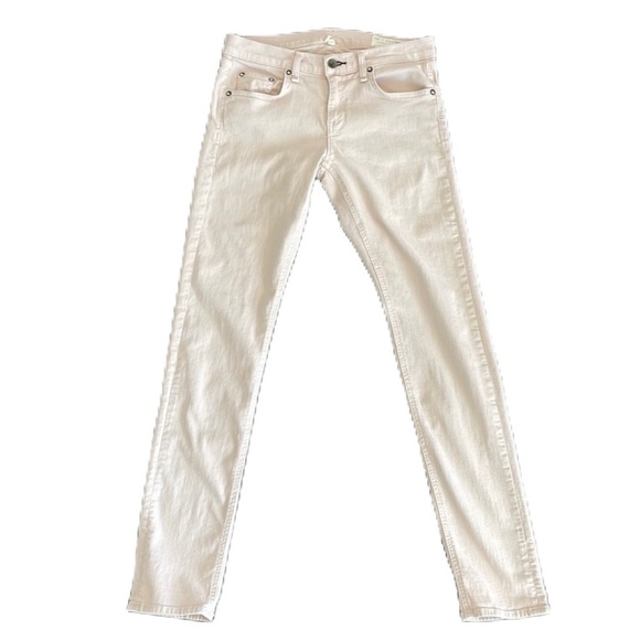 Sz26 rag & bone The Dre in Aged Pumice Low Rise Skinny Denim GUC - Picture 7 of 12